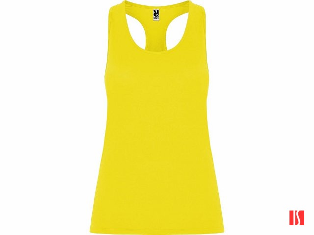 Топ спортивный "Aida" женский, неоновый желтый