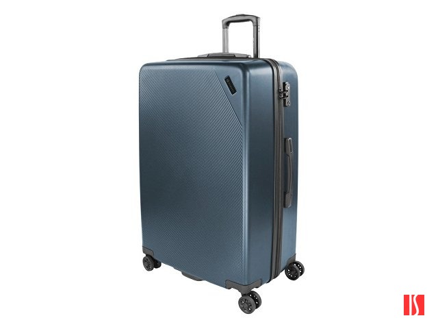 Чемодан BUGATTI Kallisto, синий, АБС-пластик, 50,5х30,5х74 см, 100 л