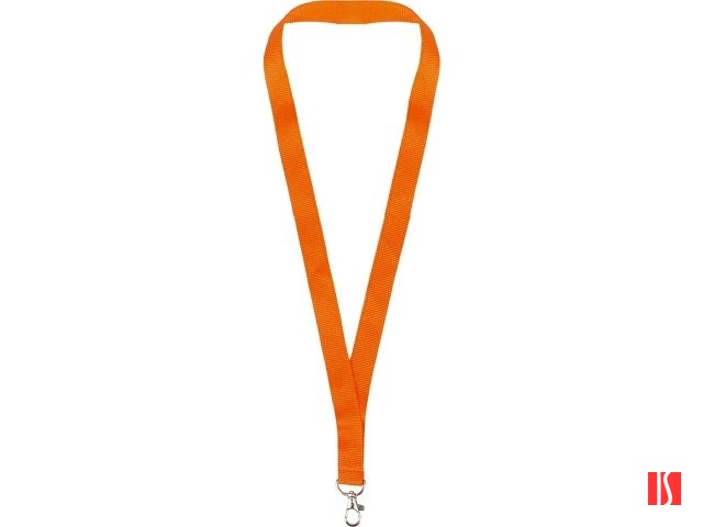 Ланъярд из RPET с карабином, оранжевый