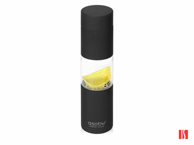 Бутылка для воды FLAVOUR U SEE, 460 мл, черный