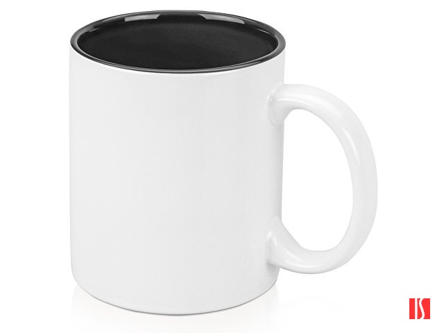 Кружка «Gain» 320мл, белый/черный