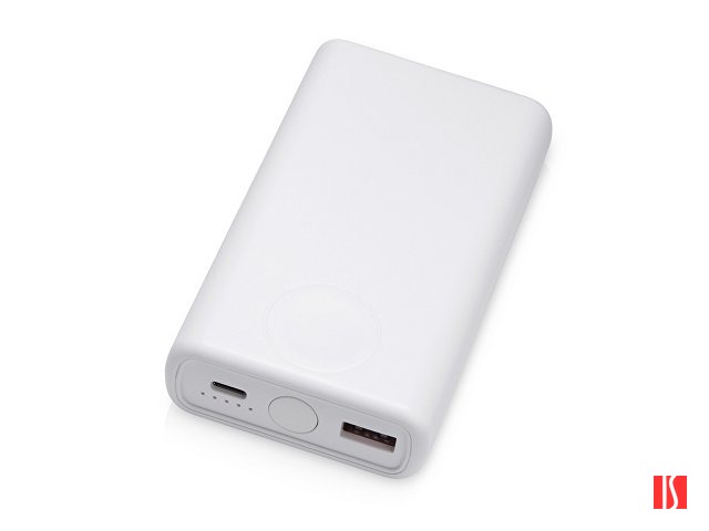 Внешний беспроводной аккумулятор 2-в-1 с функцией зарядки Apple Watch, QC/PD «AtomIQ», 10000 мАч, белый