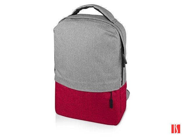 Рюкзак «Fiji» с отделением для ноутбука, серый/красный 207C