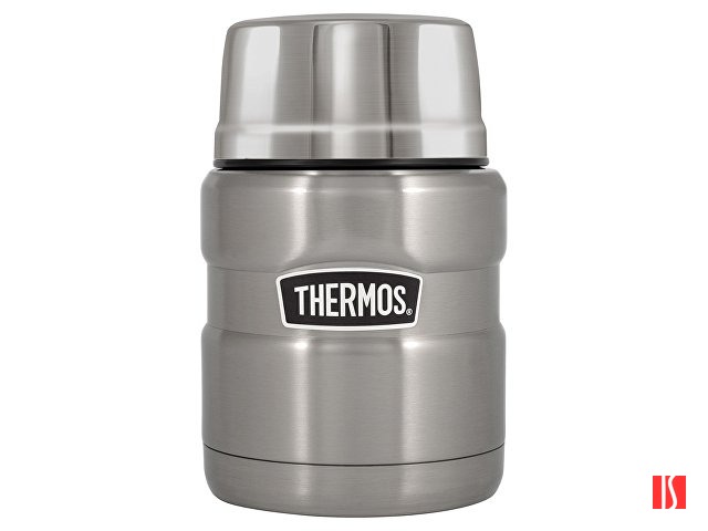 Термос из нерж. стали с ложкой тм THERMOS SK3000-SBK 0,47L, стальной