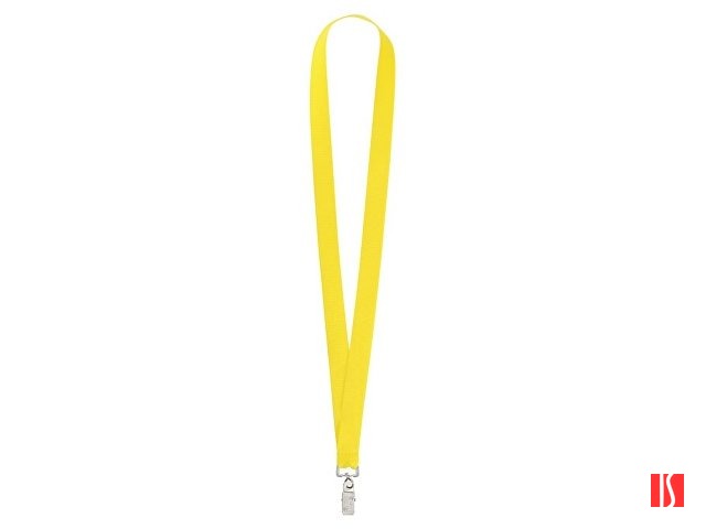 Ланьярд с клипом, желтый