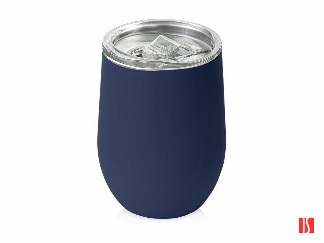 Термокружка "Vacuum mug C1", soft touch, 370мл, темно-синий