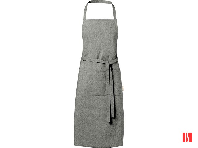 Pheebs 200 g/m2 recycled cotton apron, черный