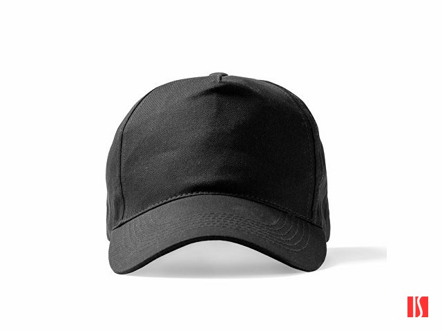 Бейсболка FIDES 5-ти панельная, черный