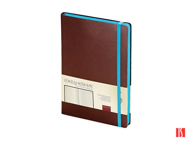 Ежедневник А5 недатированный «Megapolis Soft», коричневый