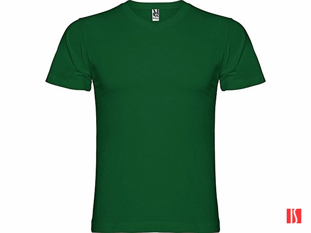 Футболка "Samoyedo" мужская, бутылочный зеленый