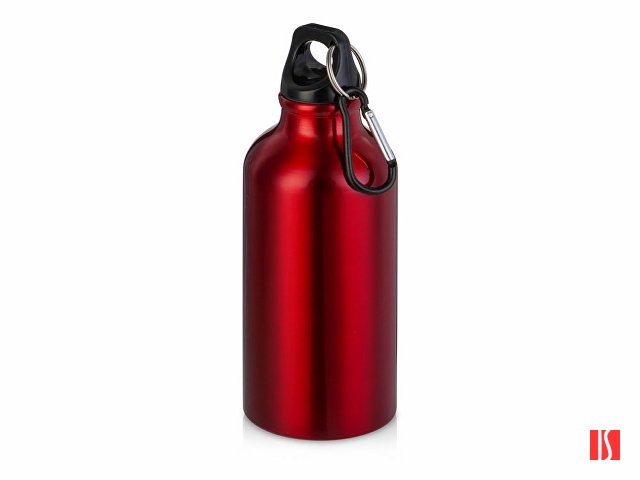 Бутылка "Hip S" с карабином 400мл, красный