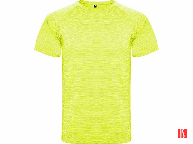 Спортивная футболка "Austin" детская, меланжевый неоновый желтый