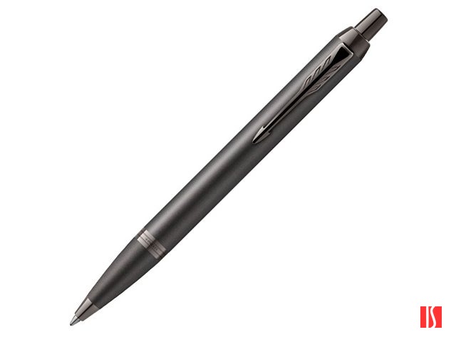 Шариковая ручка Parker IM Monochrome Black, стержень:M, цвет чернил: blue, в подарочной упаковке.