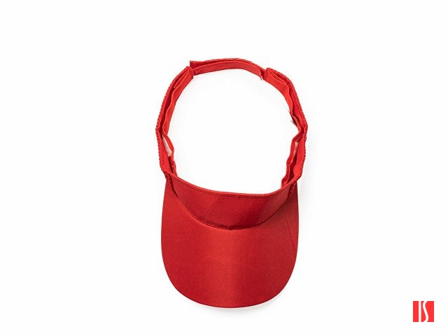 Козырек WIZER из мягкой микрофибры, красный