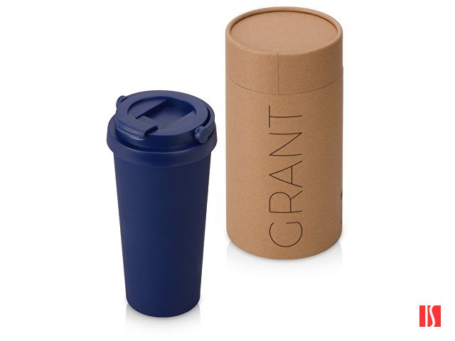 Термокружка Grant, 473мл, тубус, темно-синий