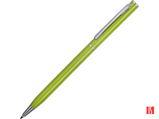 Ручка металлическая шариковая "Атриум", зеленое яблоко