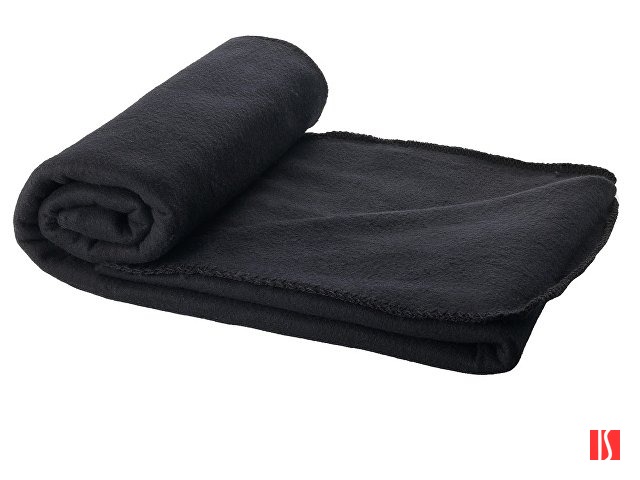 Плед Huggy в чехле 150 x 120 см - сплошной черный