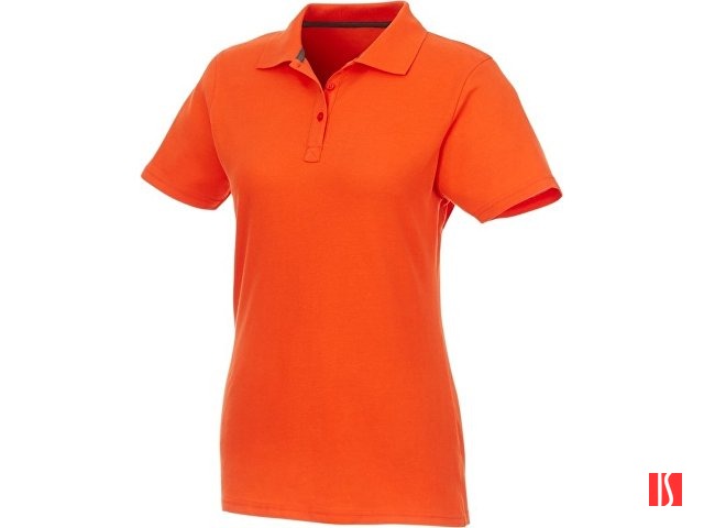 Женское поло Helios с коротким рукавом, оранжевый