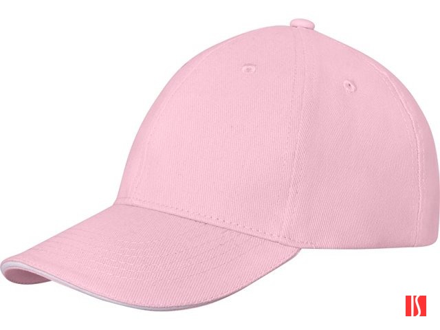 Бейсболка Darton, 6 панелей, light pink