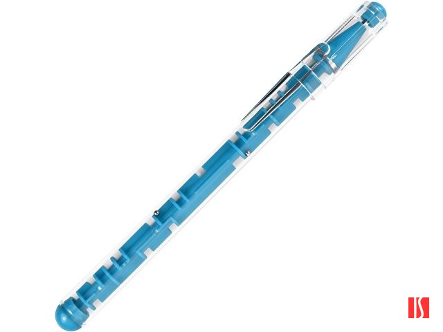 Ручка шариковая «Лабиринт» с головоломкой голубая