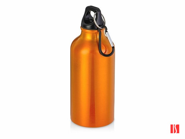 Бутылка "Hip S" с карабином 400мл, оранжевый