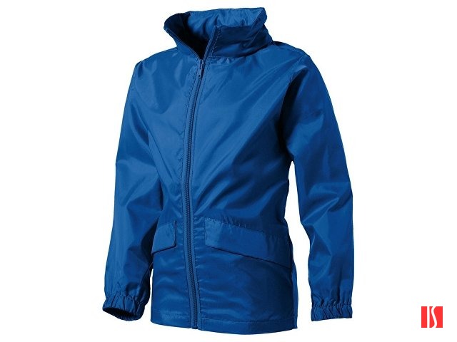 Купить Ветровка "Miami" детская с чехлом, классический синий Ветровка "Miami" детская с чехлом, классический синий