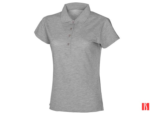 Рубашка поло "First 2.0" женская, серый меланж