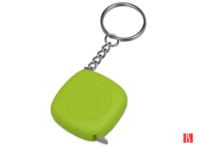 Брелок-рулетка 1м "Block", зеленое яблоко