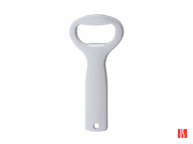 Открывалка алюминиевая LAGER, серебристый