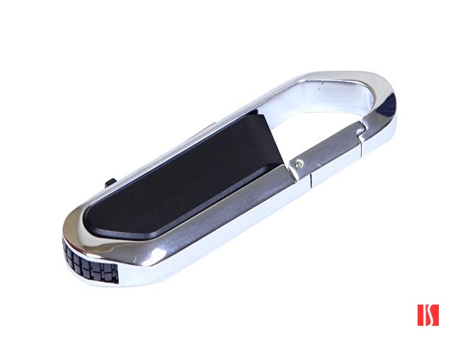 Флешка в виде карабина, 16 Гб, черный/серебристый