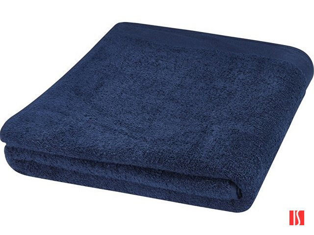 Полотенце для ванной Riley из хлопка плотностью 550 г/м2 и размером 100x180 см, темно-синий