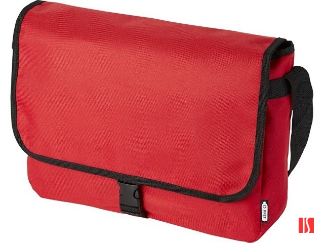 Omaha, сумка через плечо из переработанного PET-пластика, красный