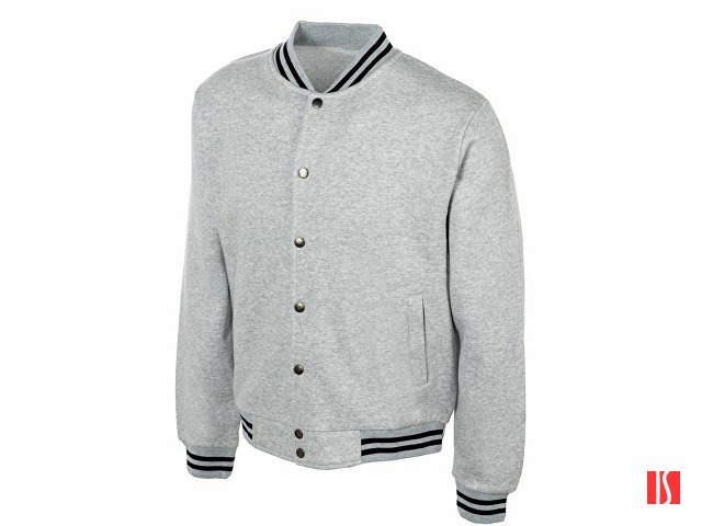 Бомбер «Oxford», серый меланж, унисекс