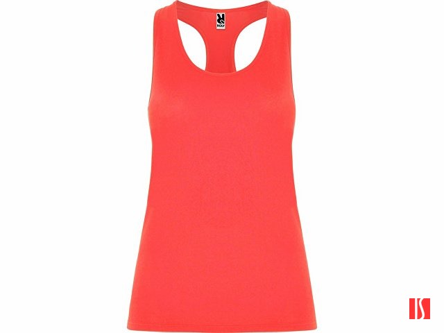 Топ спортивный "Aida" женский, неоновый коралловый