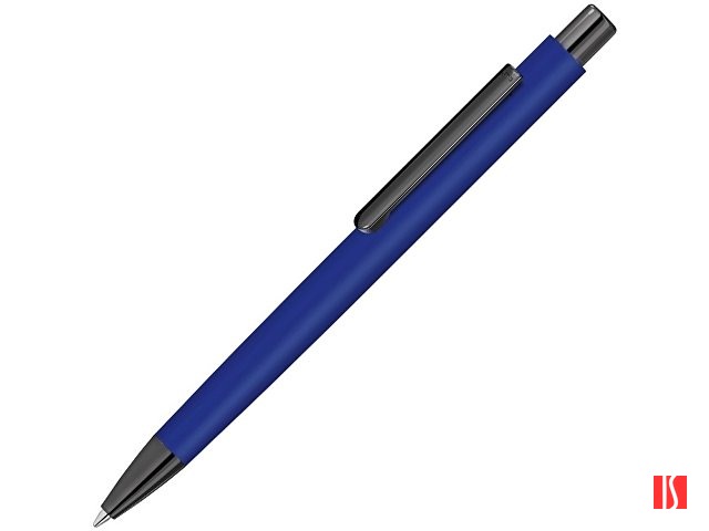 Металлическая шариковая ручка soft touch "Ellipse gum", синий