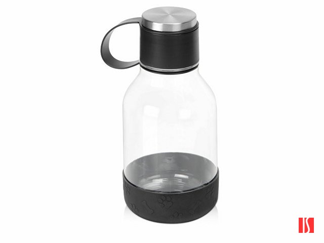 Бутылка для воды 2-в-1 «Dog Bowl Bottle» со съемной миской для питомцев, 1500 мл, черный