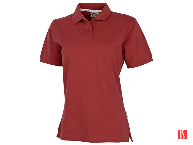 Рубашка поло "Forehand" женская, темно-красный