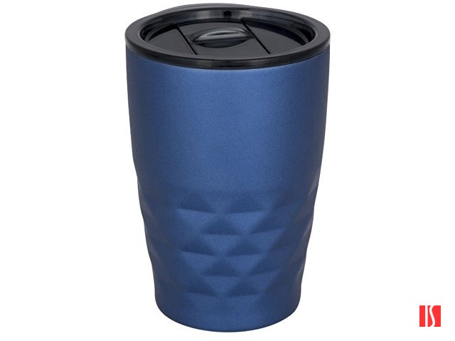 Кружка Geo с вакуумной изоляцией, синий/черный