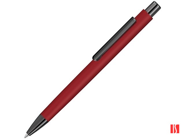 Металлическая шариковая ручка soft touch "Ellipse gum", красный