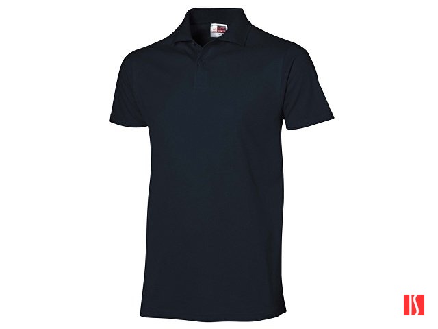 Рубашка поло "First" мужская, темно-синий