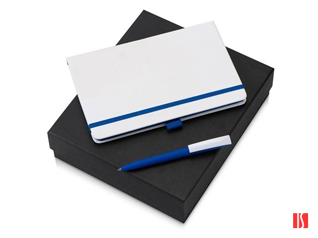 Подарочный набор «Jacque» 2.0. с ручкой и блокнотом, синий