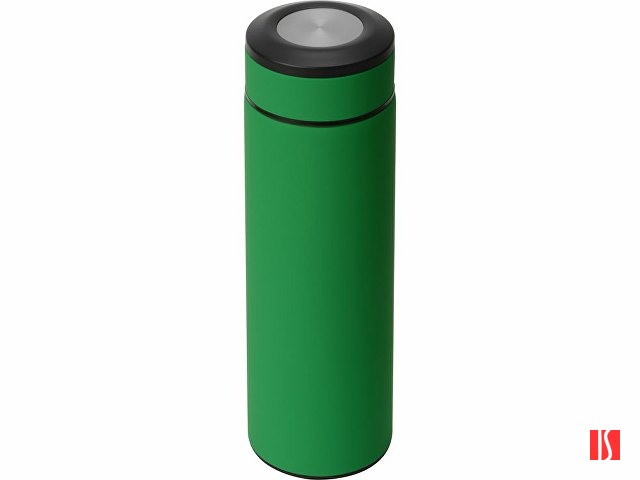 Термос «Confident» с покрытием soft-touch 420мл, зеленый (P)