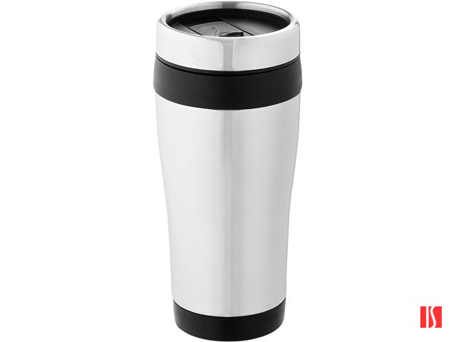 Термостакан Elwood c изоляцией, серебристый/черный