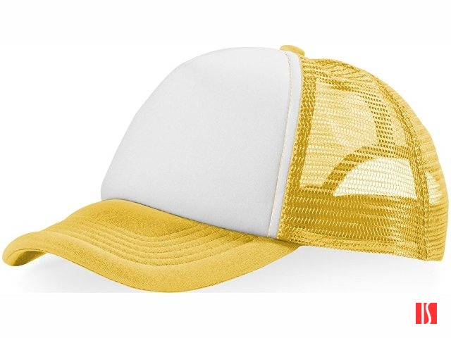 Бейсболка "Trucker", желтый/белый