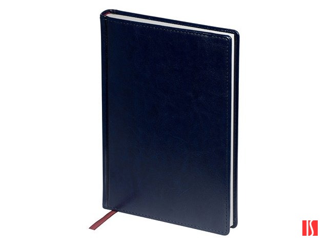 Ежедневник недатированный А5 «Sidney Nebraska», синий (белый срез)