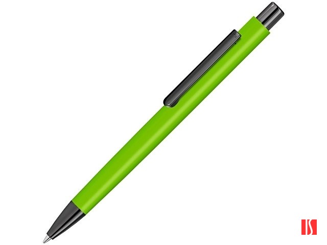 Металлическая шариковая ручка soft touch "Ellipse gum", светло-зеленый