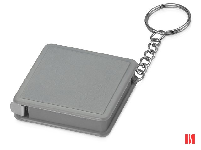 Брелок-рулетка "Дюйм", 1 м., серый