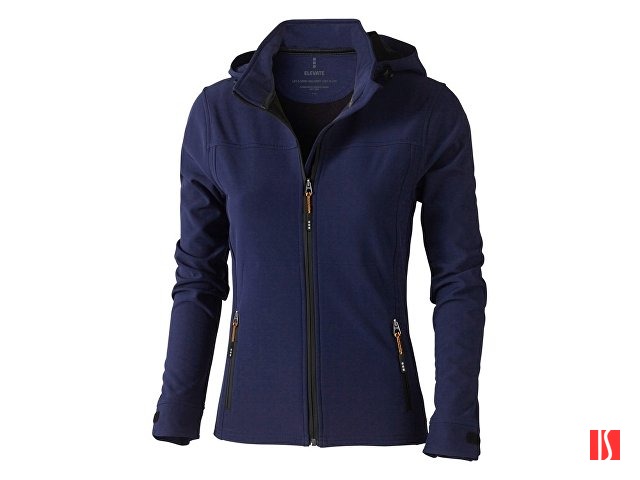 Куртка софтшел "Langley" женская, темно-синий