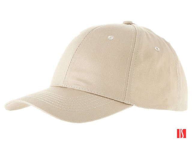 Бейсболка "Detroit" 6-ти панельная, натуральный