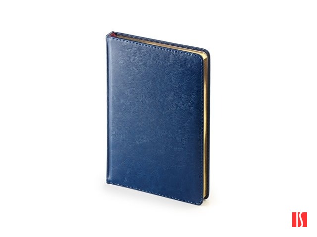 Ежедневник недатированный А5 "Sidney Nebraska", синий (золотой обрез)